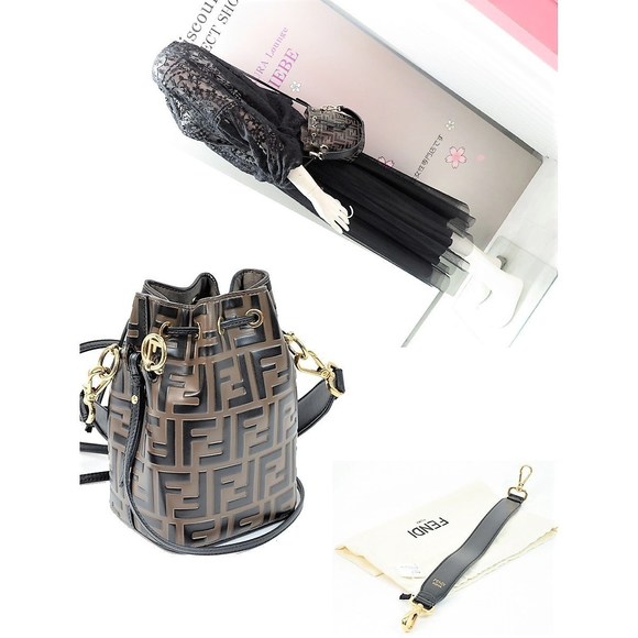 Fendi Drawstring Montresor Bag - Picture 4 of 6